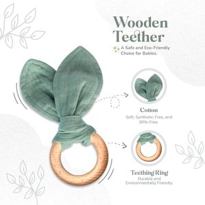Set Regalo Unico e Personalizzato per Neonati, Stile Boho, Unisex, Prodotti Essenziali Biologici per il Baby Shower, Ideale per Nuovi Genitori - Product Image 2
