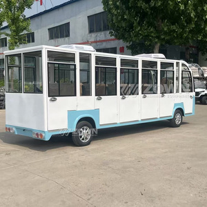 Voiture électrique de tourisme de haute qualité, 14 places, moteur 4000W, couleur personnalisée, type ouvert/fermé pour sites touristiques - Product Image 6