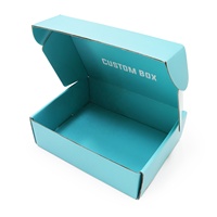 Boîte en carton ondulé personnalisée avec protection de l'environnement Emballage de transport avec logo pour vêtements, cosmétiques, chaussettes Emballage