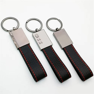 Wholesale Custom PU Leather Keychain with Key Chain As Gift