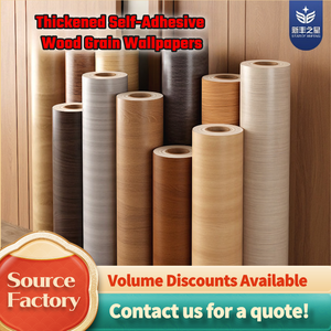 <span class=keywords><strong>Papier</strong></span> <span class=keywords><strong>peint</strong></span> auto-adhésif à effet <span class=keywords><strong>bois</strong></span>, film décoratif d'intérieur, extra épais, imperméable pour mur, porte, meubles et rénovation de la maison - Product Image 1