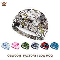 Bonnet Camouflage Imprimé Python en Soie Glacée Anti-Transpiration pour Course et Cyclisme Unisexe, Logo Personnalisé, Vente en Gros, Direct Usine OEM