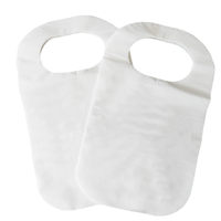 Bavoir jetable en non-tissé personnalisé avec logo imprimé, coton imperméable, pour restaurant de fruits de mer, fête, papier, pour adultes