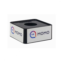 Microphone à condensateur sans fil cardioïde portable Rayco personnalisé avec drapeau triangulaire pour interview et discours, logo personnalisable