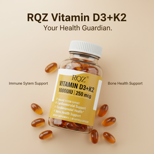 Capsule di Vitamina <span class=keywords><strong>D3</strong></span>+K2 10000UI+250mcg - OEM ODM Etichetta Privata - Supporto per la Salute del Sistema Immunitario, delle Ossa e del Cuore - Product Image 5