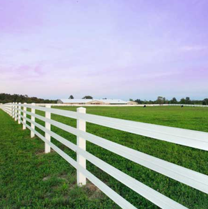 <span class=keywords><strong>Kit</strong></span> de clôture pour chevaux et ranchs <span class=keywords><strong>en</strong></span> <span class=keywords><strong>PVC</strong></span> <span class=keywords><strong>blanc</strong></span> à 4 rails, clôture pour chevaux et étriers, clôture virtuelle pour élevages de bétail - Product Image 5