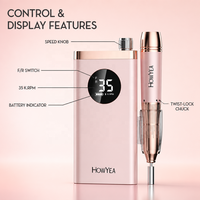 Machine à ongles électrique portable pour usage domestique, kit de lime électrique, outils de manucure pour le limage des ongles en acrylique et gel, fournitures de salon