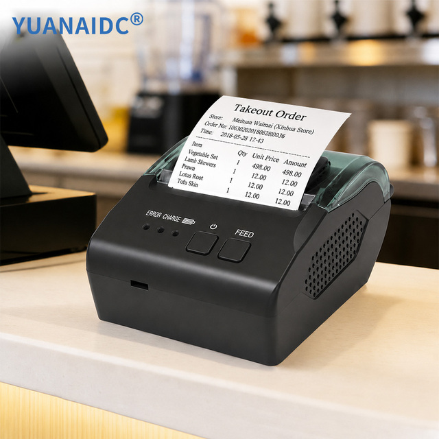YJ-5810 Bt Mini Printer 58mm Portable Thermal Printer Wireless Printer