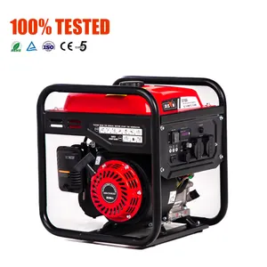 Bison Oem Manual Start 220V Gas Power 3.5Kw 3500W Electric Open Frame Inverter Generator With High Quality Custom