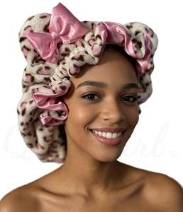 Gorro de Invierno con Orejas de Oso, de Felpa Polar, con Botón Cubierto, para Mujeres y Niños - Mamá, Hogar, Sueño - Product Image 3
