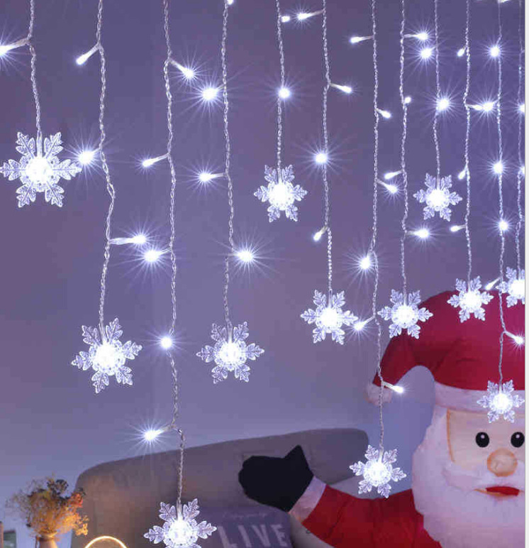 New Fashion Snowflake Hanging LED Battery Lights - Sfairy Christmas Decoration