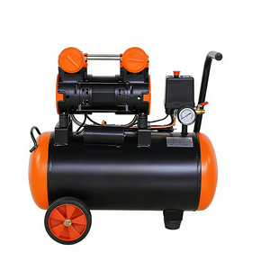 Pistola de Pintura de 220V y 50 Litros, <span class=keywords><strong>Compresor</strong></span> de Aire Portátil, Silencioso, Sin Aceite, con Alimentación de CA y Refrigeración por Aire - Product Image 2