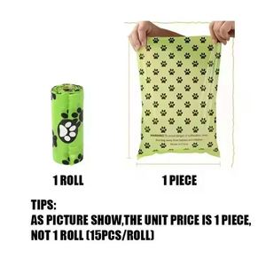 Custom Logo Printed Dog Cornstarch PBAT Eco-Friendly Biodegradable <b>Compostable</b> Poop Waste <b>Bags</b> Fashion Style - Product Image 3