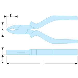 FACOM - 187.16VE Alicates combinados aislados de 1.000 voltios-EAN 3148516418364 1000V Alicates aislados y cortadores Alicates aislados - Product Image 2