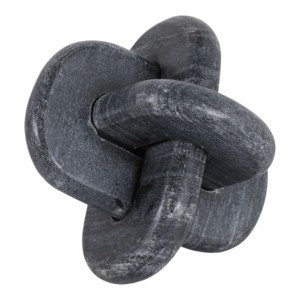 Scultura a nodo in marmo per l'arredamento del soggiorno, decorazione da tavolo per bagno, ufficio, mensola, ingresso, consolle. - Product Image 4