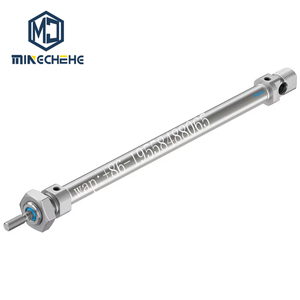 Cilindro Neumático ISO 6432 DSNU-12-100-P-A, Diámetro de 12 mm, Carrera de 100 mm, Cilindro de Aire con Sensor de Posición, Automatización Original - Product Image 1