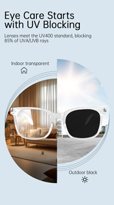 High-Quality No <b>Camera</b> Smart <b>Remote</b> Photography Glasses BT Calling UV Protection Clear Vision Waterproof AI Sunglasses - Product Image 2