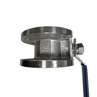 Vannes à boisseau sphérique à bride manuelles en acier inoxydable 304, modèle Carp Journey Q41F-150LB, 2 pièces, pour eau haute température, port 1 à 4 pouces, OEM, faible pression