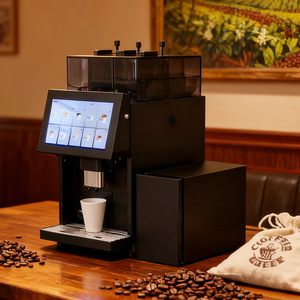 Bean-to-Cup Espresso <b>Vending</b> <b>Machine</b> 9 Bar Precise Fresh Milk Foam Commercial-Grade - Product Image 3