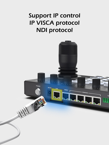 Mạng <span class=keywords><strong>IP</strong></span> PTZ điều khiển bàn phím 4D cần điều khiển kiểm đếm chức năng điều khiển nhanh chóng với đèn nền cho video PTZ hội nghị <span class=keywords><strong>IP</strong></span> <span class=keywords><strong>Camera</strong></span> - Product Image 3