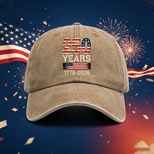 Gorras Personalizadas para el 250 Aniversario de los Estados Unidos, Gorra Deportiva de Moda para Exteriores, Gorras Personalizadas con Logotipo Bordado - Product Image 3