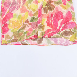 Chemisier décontracté pour femme ZATRHMBM Printemps 2026, nouvelle mode, imprimé floral perlé, style rétro, à manches longues et simple boutonnage - Product Image 6