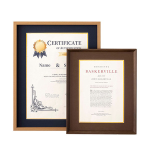 Precio de fábrica A4 Honor Patente Certificado transparente Pantalla Colgante Pared Acrílico Marco de fotos - Product Image 3