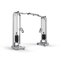 Plateforme de levage à poulie réglable à double contrepoids, grande taille, style spatial, pour machine de traction multifonctionnelle, livraison directe