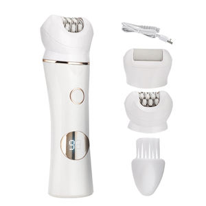 Depiladora Eléctrica 3 en 1 Indolora y Removedor de Callos, Depilación Corporal, Recortadora de Bikini con Pantalla Digital - Product Image 1