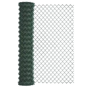 Commerciële Goedkope Vinyl Plastic Gecoat 5 Voet Draad Mesh Chain Link Fencing