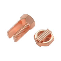 Pince de câblage en cuivre TANHO type TJ TJ16 TJ25 TJ50 à extrémité ouverte pour câble d'alimentation montage au plafond