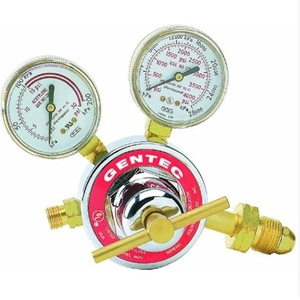Reguladores de Presión de Oxígeno de una Etapa GENTEC para GLP, Helio, Propano, Argón, Acetileno, con Manómetros - Product Image 1