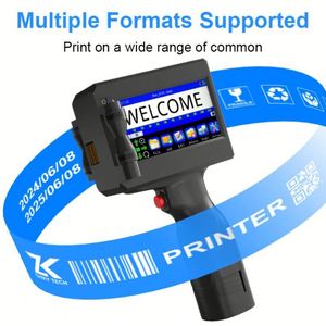 <span class=keywords><strong>Imprimante</strong></span> alimentaire portable en stock, machine de codage de date à double buse pour cartons, sans <span class=keywords><strong>cartouche</strong></span> d'encre - Product Image 5