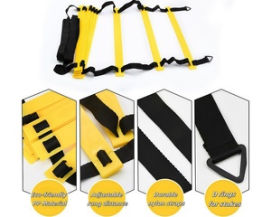 Escalera de Agilidad Portátil y Ajustable para Entrenamiento de Fútbol, Kits de Entrenamiento de Resistencia Personalizables para Niños - Product Image 5