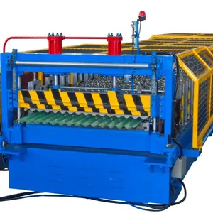 Automatic top quality tile making machinery aluminum corrugated sheet roofing sheet rolling forming machine