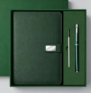 Promotional Luxury Gift Items <b>Notebook</b> <b>A5</b> Leather Journal Customized Business Office Diary Corporate Gift Set With Pen - Product Image 5
