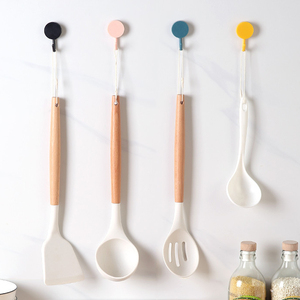 Ganci Adesivi per Montaggio a Parete, Design Moderno Ecologico in Materiale ABS per Appendere Cappelli, Asciugamani, Borse, Attrezzi, Montaggio su <span class=keywords><strong>Porta</strong></span> - Product Image 4