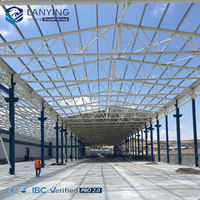 Estructuras de Acero Prefabricadas Modulares para Fábrica/Taller con Almacén y Paneles Sándwich Aislantes