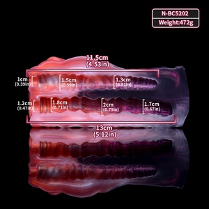 NNSX Dual Hole Male <b>Masturbator</b> Cup Fantasy Vaginal Anal Easy Insert Pocket Pussy for Male Masturbate <b>Masturbator</b> Sex Toys - Product Image 3