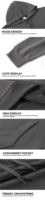 Prix de gros de sweat à capuche de style urbain sweat à capuche mode sweat à capuche personnalisé streetwear sweats à capuche pour hommes