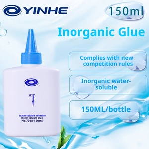 Pegamento para <span class=keywords><strong>Tenis</strong></span> <span class=keywords><strong>de</strong></span> <span class=keywords><strong>Mesa</strong></span> <span class=keywords><strong>Yinhe</strong></span>, Soluble en Agua, Inorgánico, VOC, 150 ml, Adhesivo Especial para Goma, Producto Original N0.7018, Ajuste <span class=keywords><strong>de</strong></span> Arco - Product Image 2
