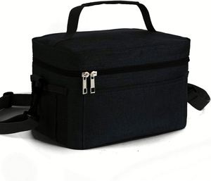 <b>Lunch</b> Bag <b>Insulated</b> Reusable <b>Lunch</b> <b>Box</b> Leakproof Cooler Tote Bag Freezable with Adjustable Shoulder Strap - Product Image 1