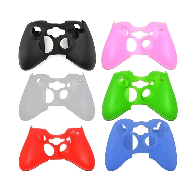 NSLikey Silicone Skin Cover Protective Case for Xbox 360 Wired Wireless Controller Silicone Protective Skin