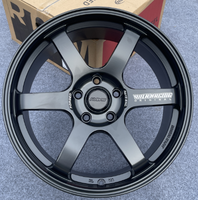 Jantes en alliage X-RIMS de haute qualité 18x8.5 noir canon de fusil