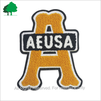 Lettres en chenille brodées sur mesure, patchs OEM pour uniformes, chapeaux, sacs