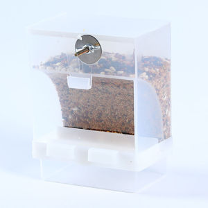 Mangeoire automatique pour oiseaux Abreuvoir Acrylique Graine Conteneur de nourriture <span class=keywords><strong>Cage</strong></span> Accessoires Perroquet Mangeoire automatique pour oiseaux - Product Image 6