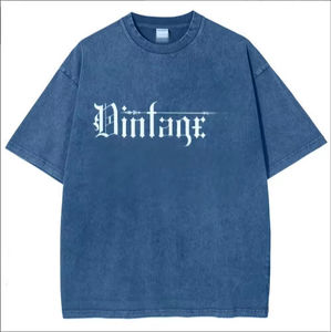 เสื้อยืดคอตตอน 100% สำหรับผู้ชาย แบบเรียบ ไม่มีลาย สกรีนโลโก้ได้ รับผลิตแบบ OEM/ODM ขายส่ง พร้อมสกรีนโลโก้ตามสั่ง - Product Image 1