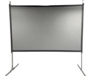 Écran de projection pliable portable de 150 pouces, support pliable rapide, écran de projecteur HD 16:9 pour cinéma en plein air, fête dans la cour, événement