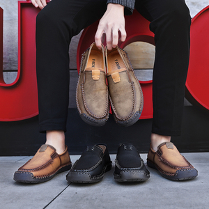 Nouveaux Mocassins Homme Tendance en Cuir de Haute Qualité, Chaussures Décontractées et de Conduite pour Adulte - Product Image 2