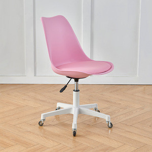 <span class=keywords><strong>Silla</strong></span> de Oficina Moderna <span class=keywords><strong>Transparente</strong></span>, <span class=keywords><strong>Silla</strong></span> de <span class=keywords><strong>Escritorio</strong></span> Giratoria con Ruedas y Altura Ajustable, con Cojín para Oficina en Casa - Product Image 6